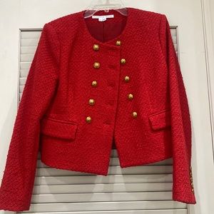 Veronica Beard Bentley Jacket Red